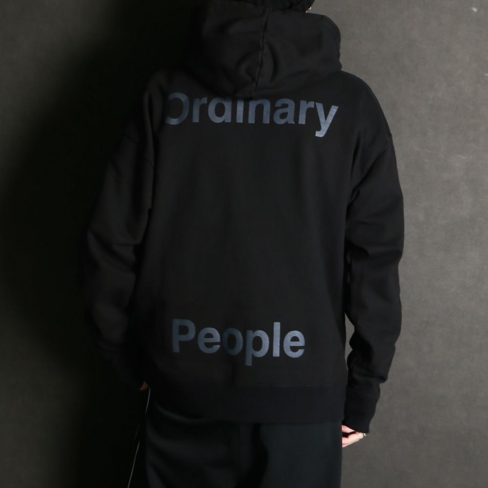Leon Embroidery Hoodie - BLACK / レオン エンブロイダリー フーディー / J16HD791