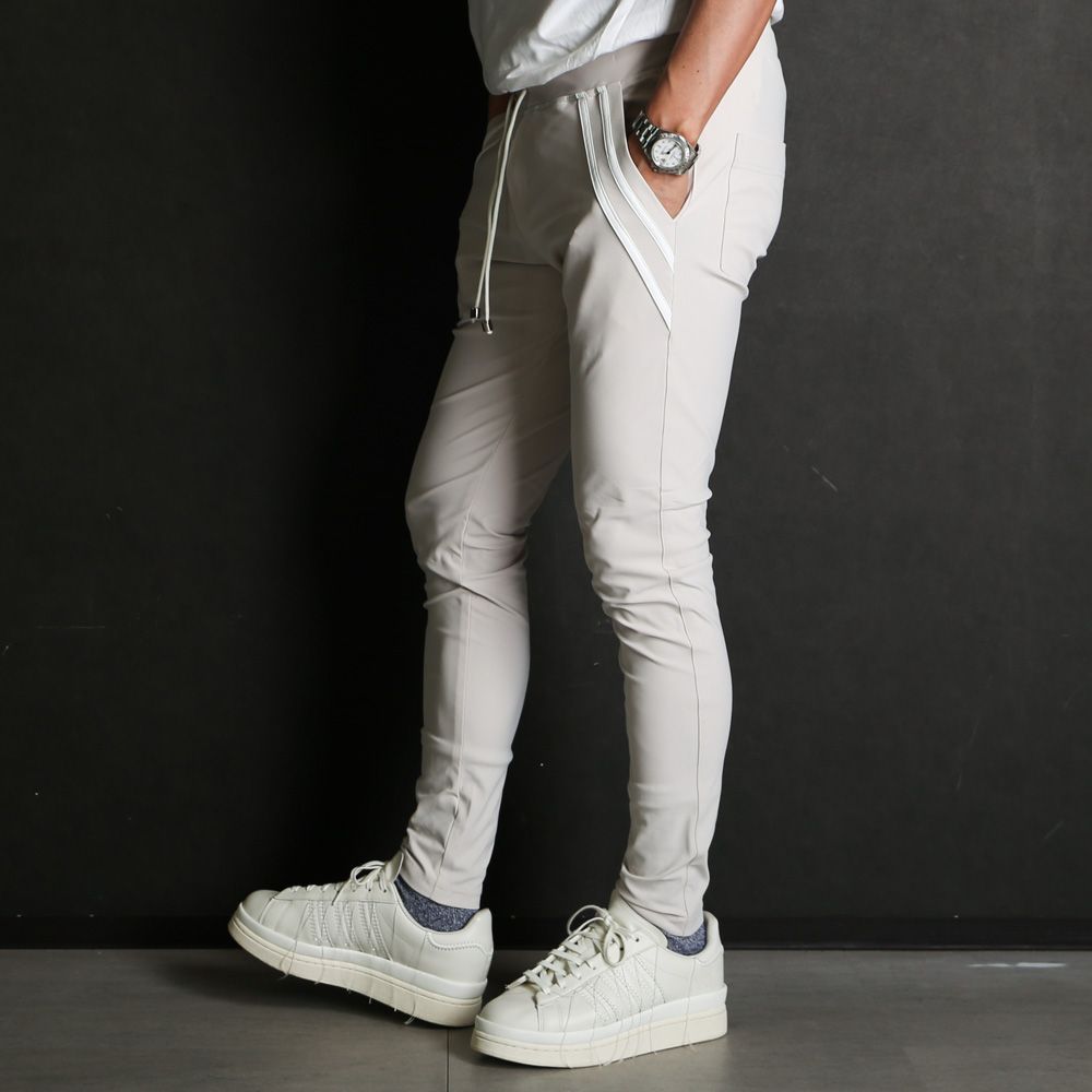 EDGE NYLON PT - GREY / ナイロン イージパンツ / BASIC-ST-014