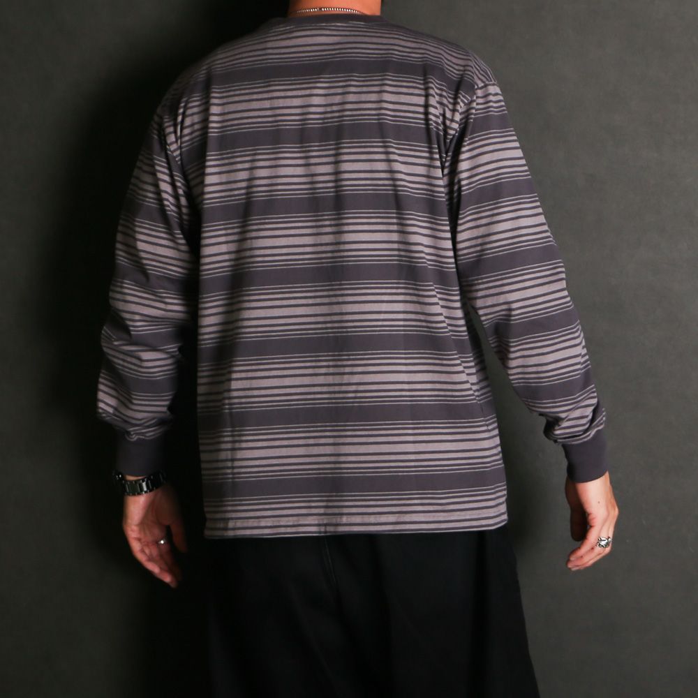SD Heavyweight Border LS T / ボーダー Tシャツ / TSOLB170