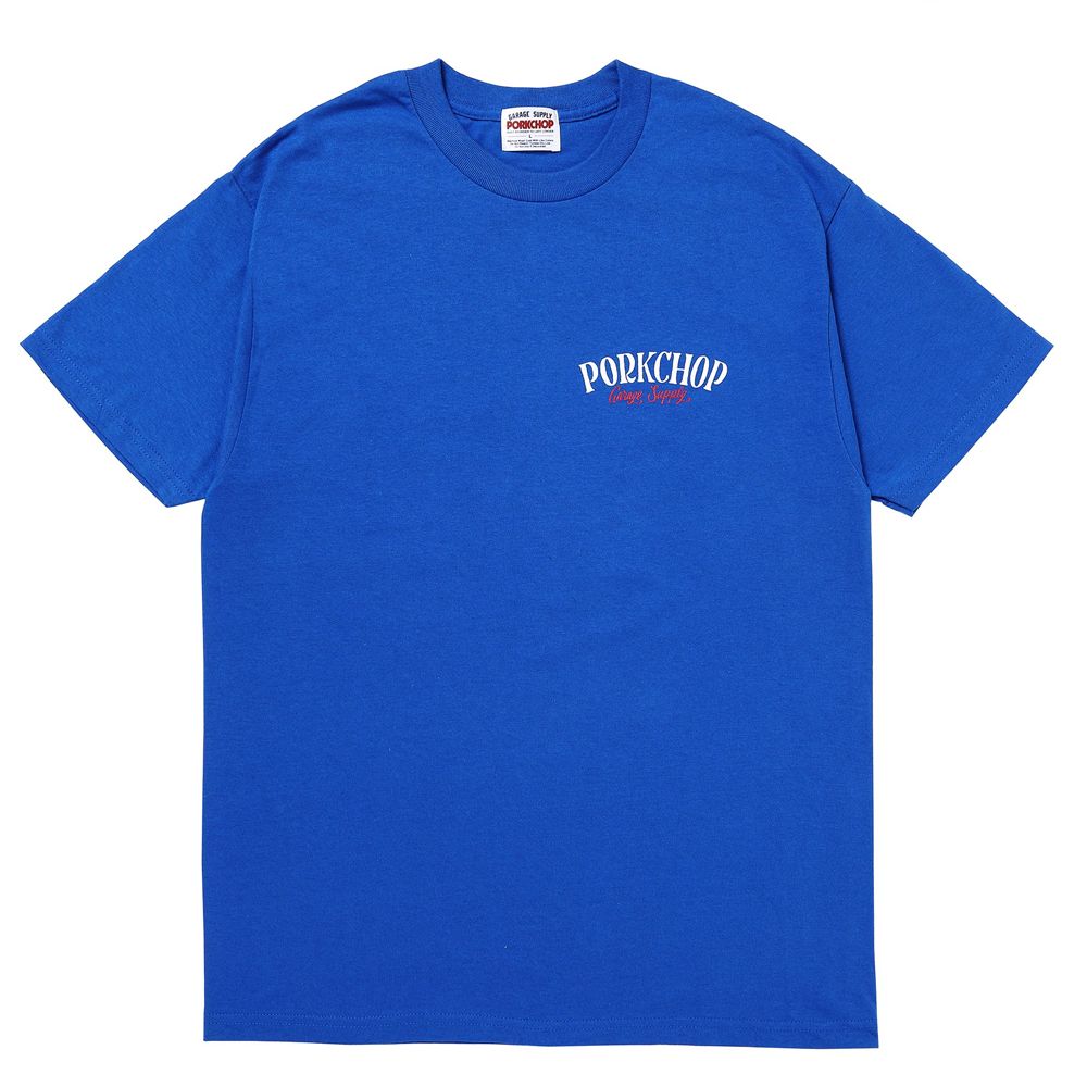 PORK BACK TEE - BLUE / ショートスリーブTシャツ