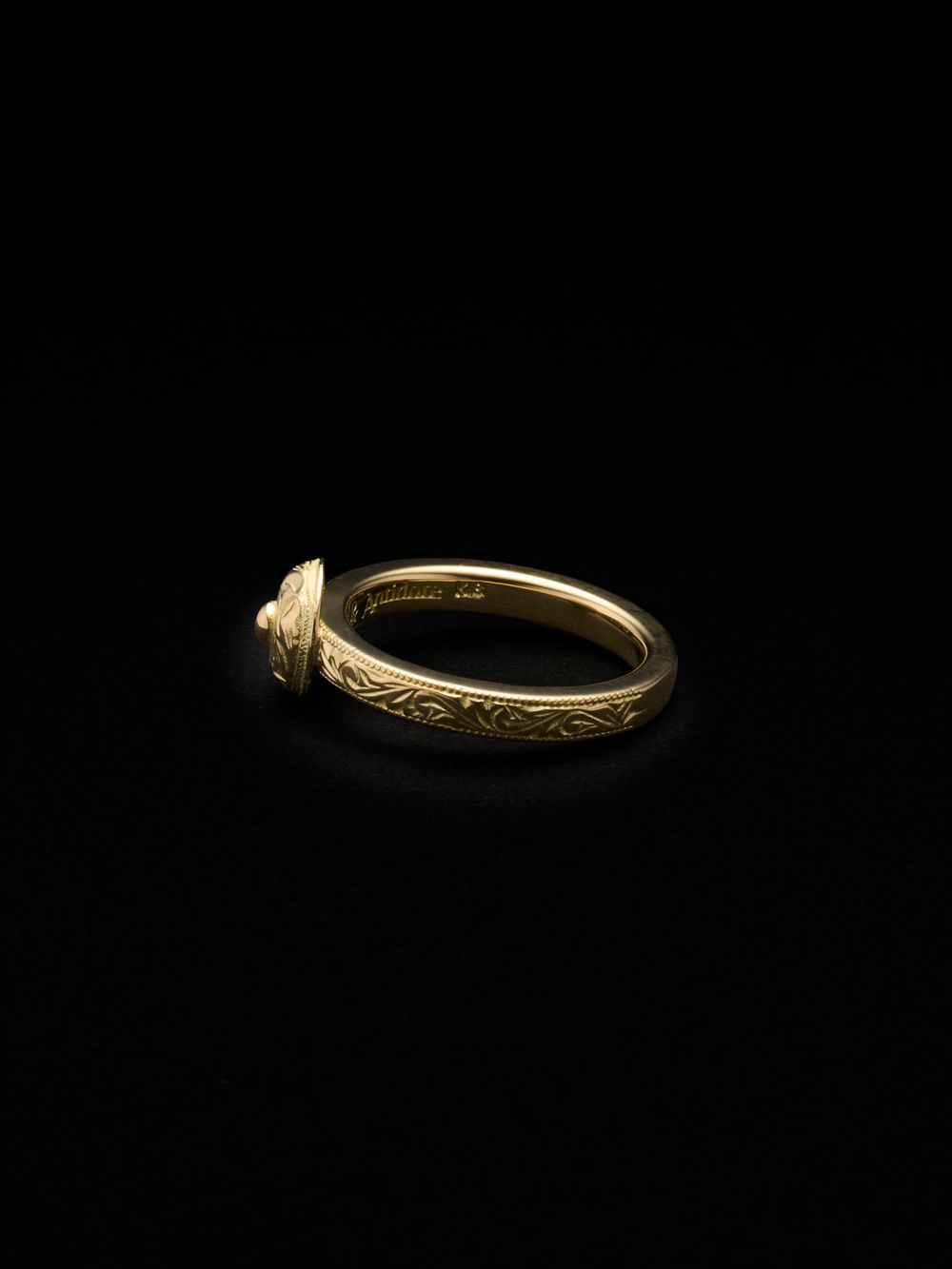 Engraved Tiny Rivet Ring / リング / RX-729-3
