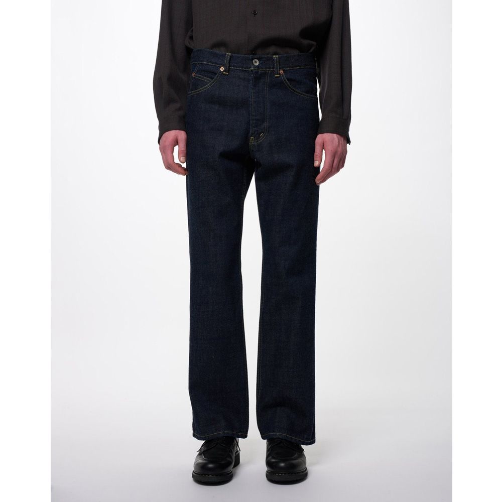 SLIGHT FLARE JEANS - INDIGO O.W / オーガニックコットン 13.5oz セルビッチデニム - スライトフレアジーンズ / M26C07PT02C
