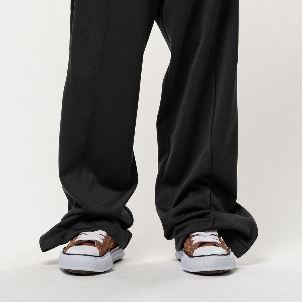 Folded Track Pants - BLACK / フォールデッド トラックパンツ / A17PT562
