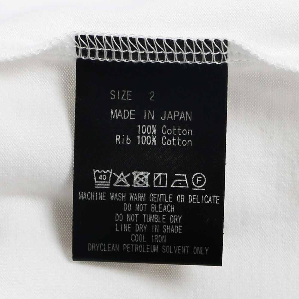 SLEEVELESS TEE - WHITE / オーガニックコットン40/2天竺 - スリーブレスTEE / M26A13CS03A