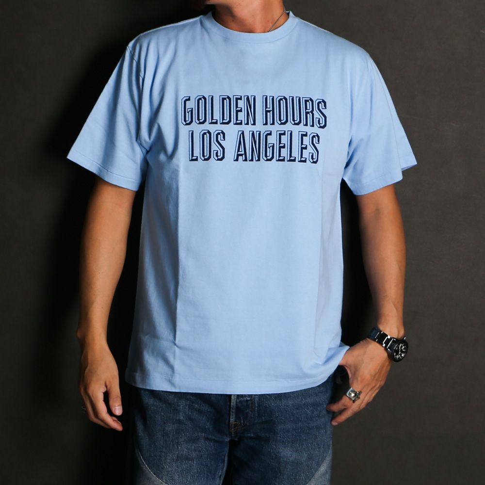 【ラスト1点-サイズM】 SD Golden Hours LA T - Blue / Tシャツ / TSOAM100