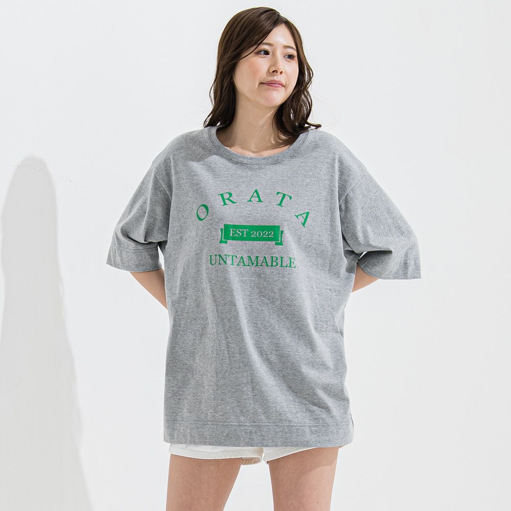 vintage college crew T / オーバーサイズ カレッジTシャツ / OR2-T-001