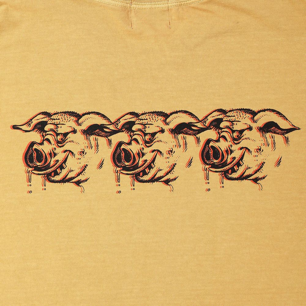 SCUM PORK L/S TEE - MUSTARD / ロングスリーブTシャツ