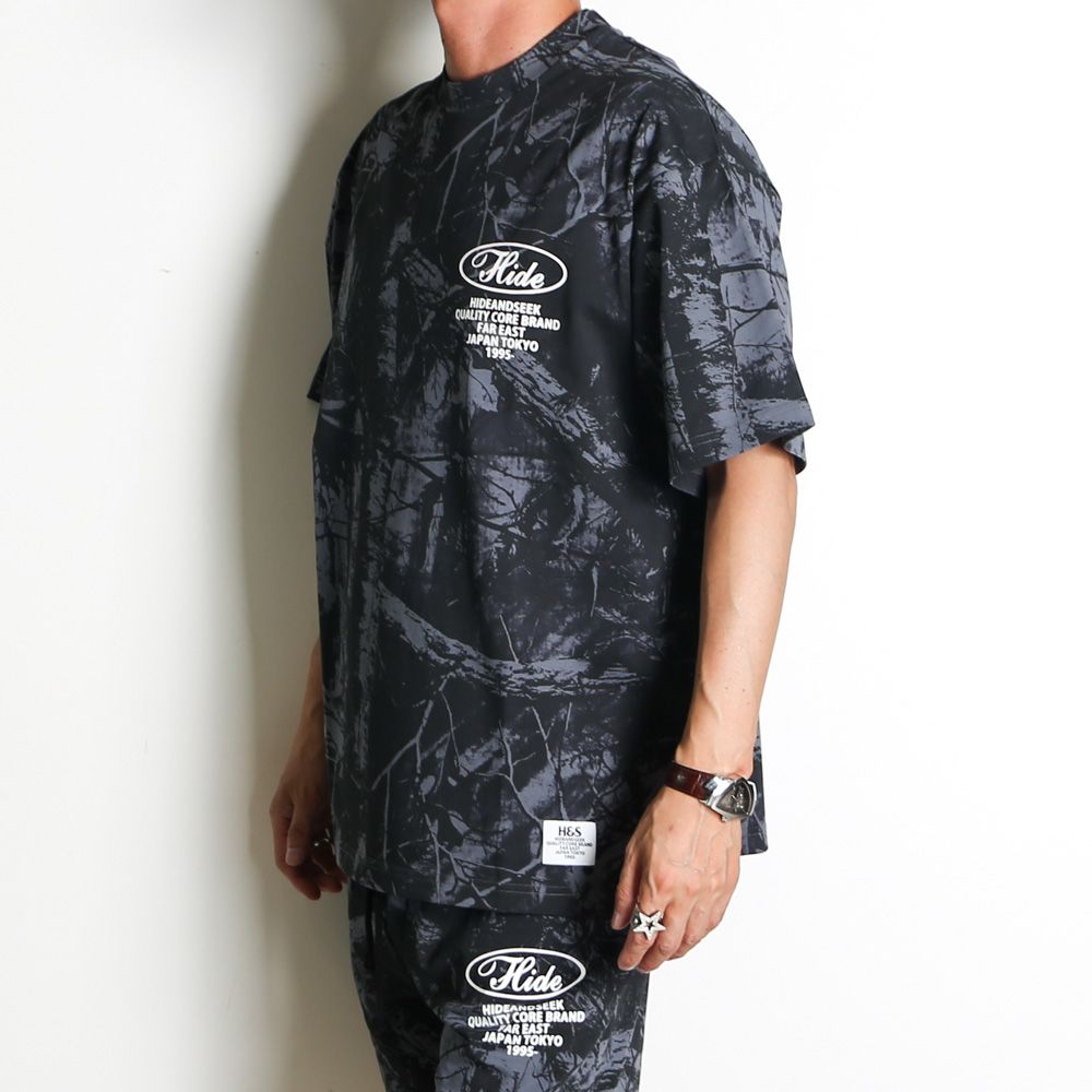 【ラスト1点-サイズXL】 Camo S/S Tee (Loose Fit) - Realtree BLK / Tシャツ / HT-050626
