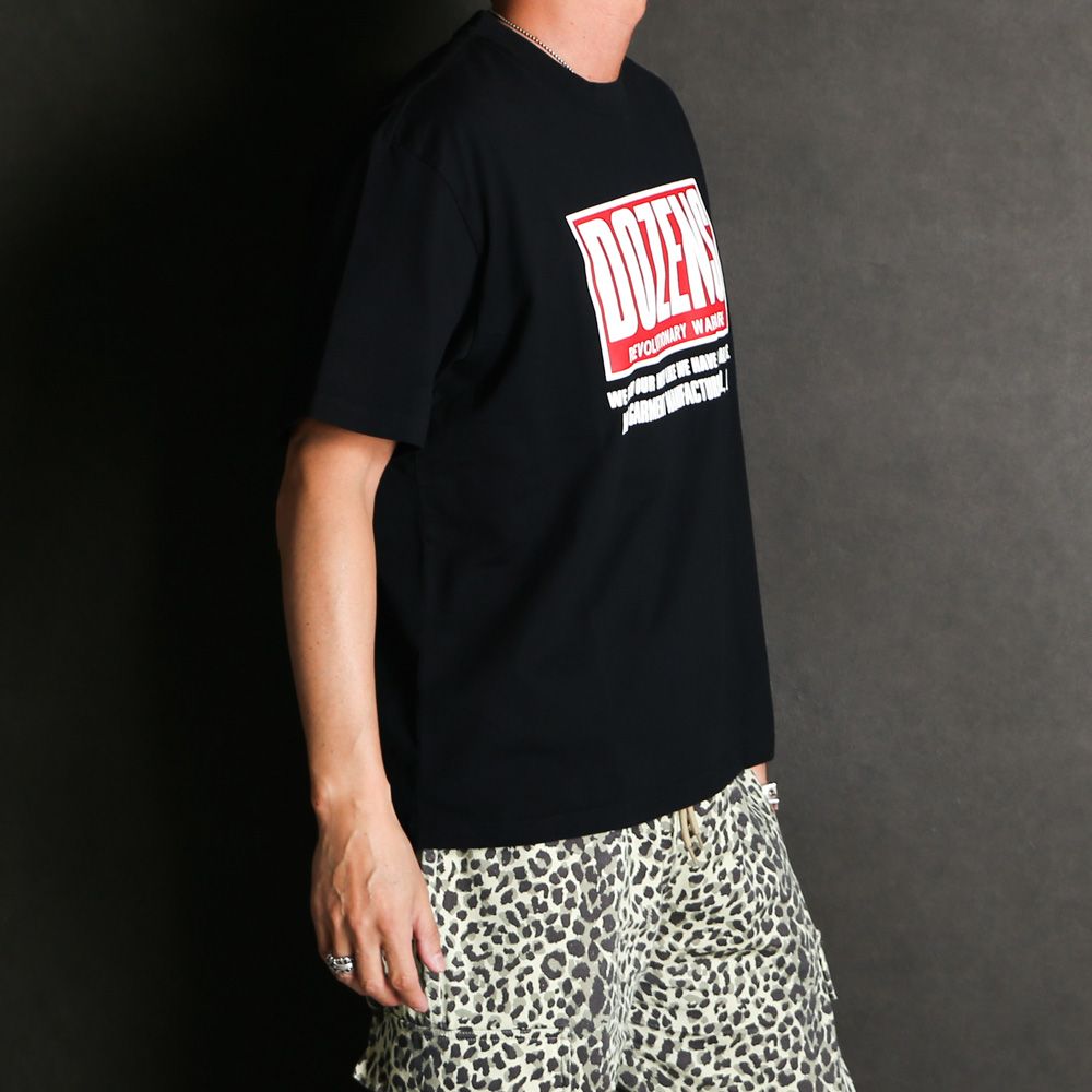 DOZENS TEE - BLACK / Tシャツ / 26'RT-0502