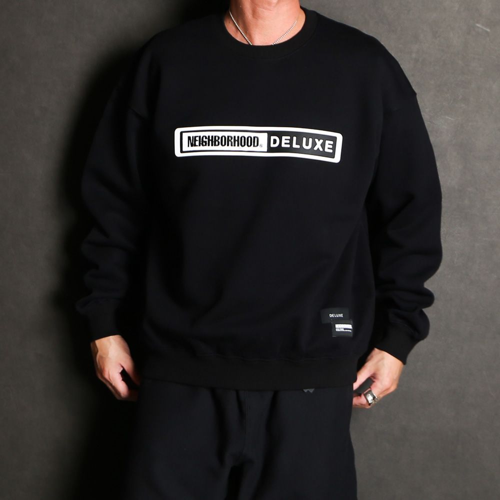 SALE】 [美品]NEIGHBORHOOD スウェット サイズ2 ブラック ワッペン 