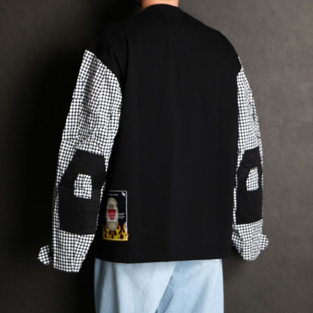 GINGHAM LONG TEE / GY-TO-4225