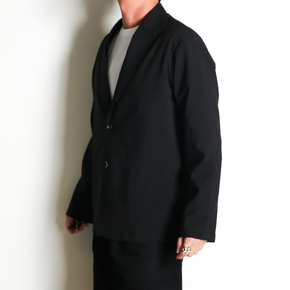 【ラスト1点-サイズ1】 STRETCH TECH JACKET - BLACK / テーラードジャケット / VTM-26-O-001