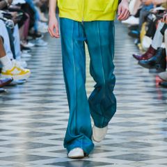 "LEATHER COATING JERSEY" TRACK PANTS / トラックパンツ / TA23SS-PT028