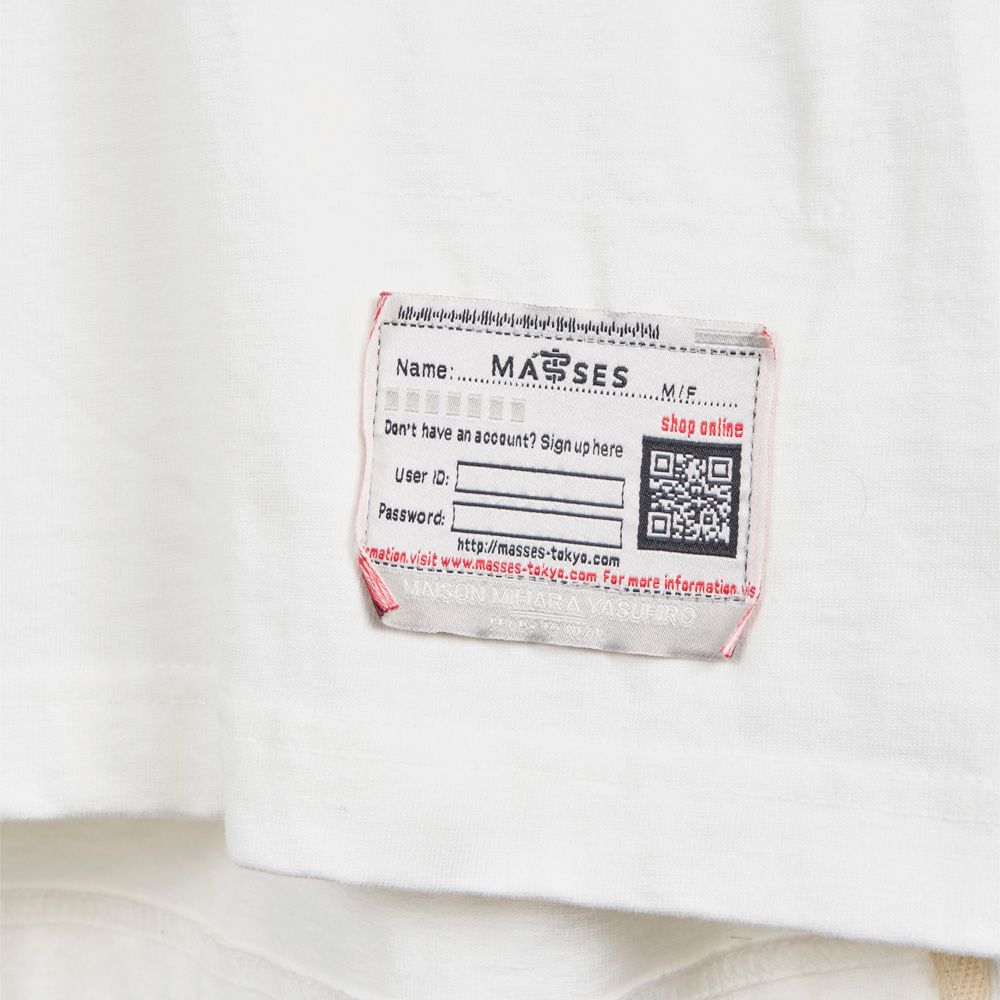 MASSES × Maison MIHARA YASUHIRO / FACE PRINT T-SHIRTS MMY - WHITE / Tシャツ / C15TS042