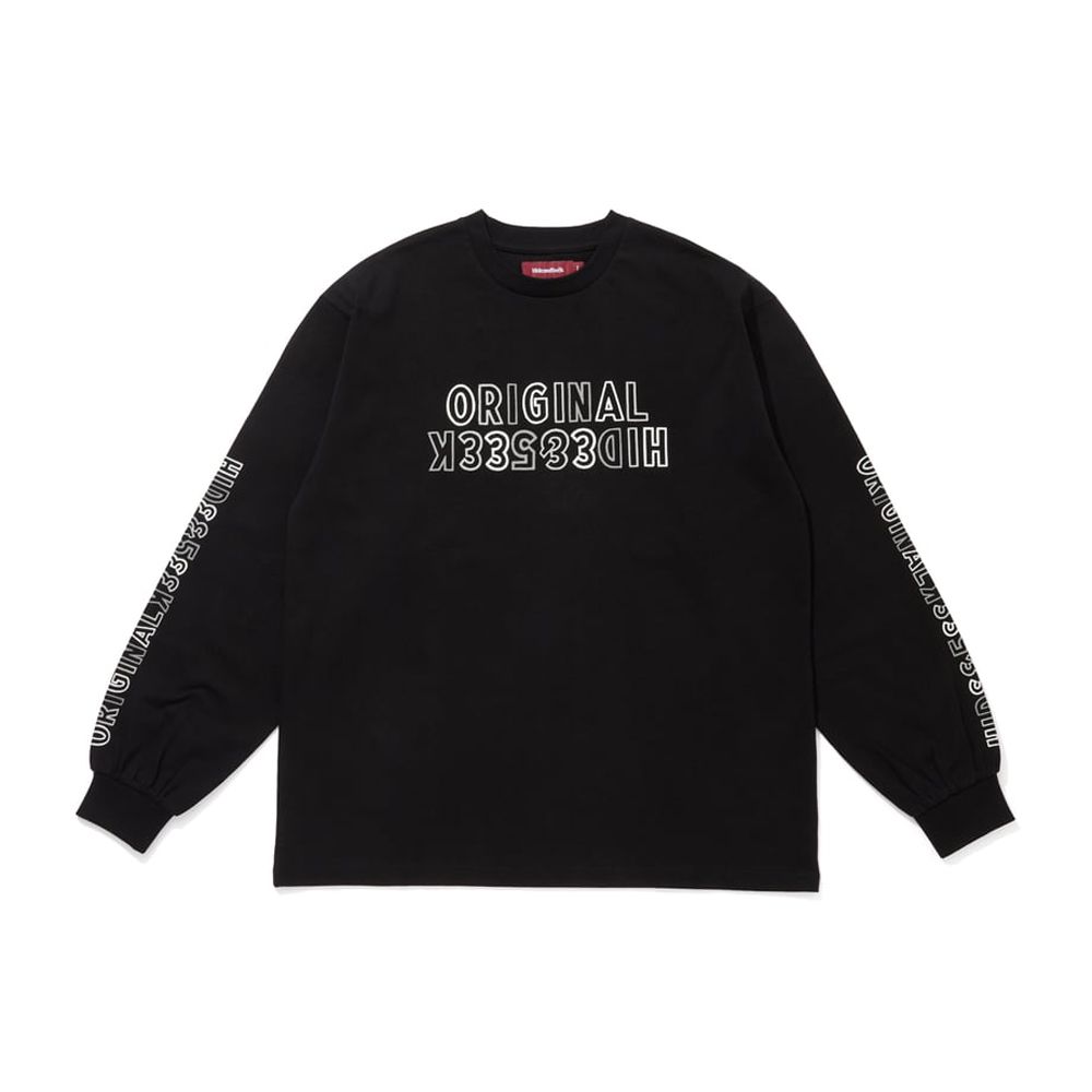 " HIDEANDSEEK × Toru Nishiura " / Original L/S Tee - BLK / Tシャツ / H30th-091526