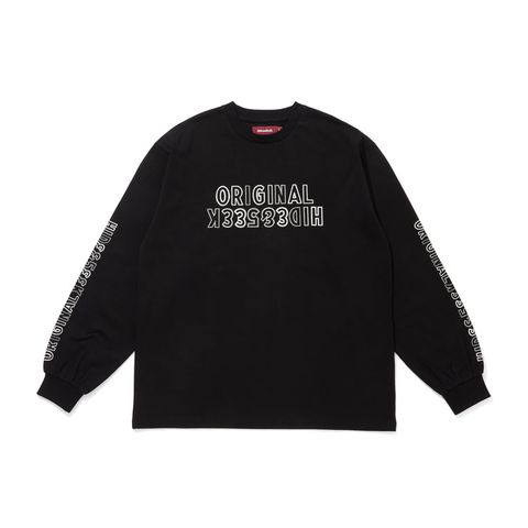 " HIDEANDSEEK × Toru Nishiura " / Original L/S Tee - BLK / Tシャツ / H30th-091526