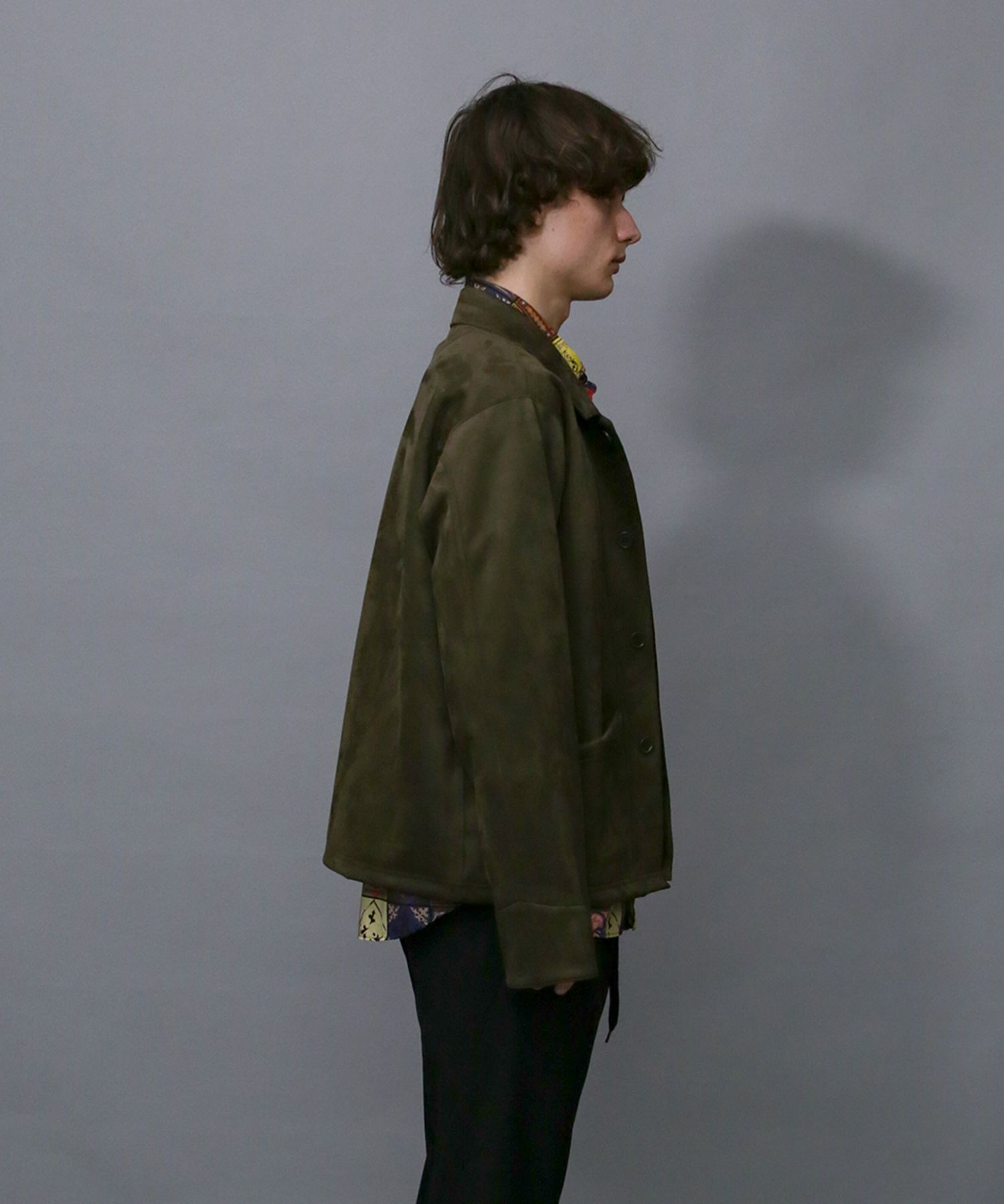 TECH KNIT SUEDE JK / ダンボールスエード カバーオール / 179204