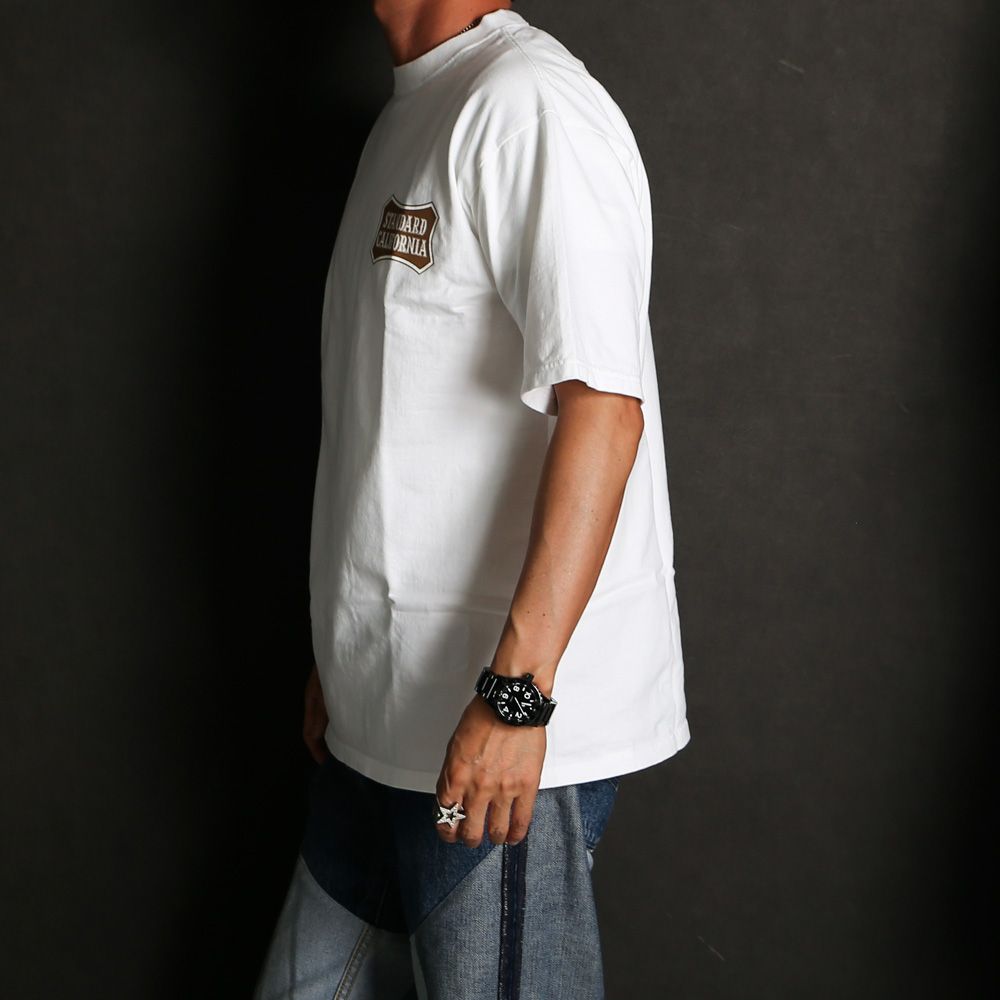 SD Heavyweight Basic Shield Logo T - White / Tシャツ / TSOAG100