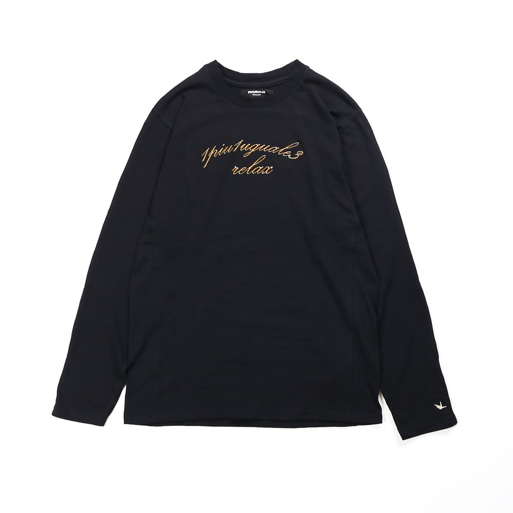 GOLD LOGO PRINT L/S / ゴールドロゴ ロングスリーブTシャツ / UST-20016