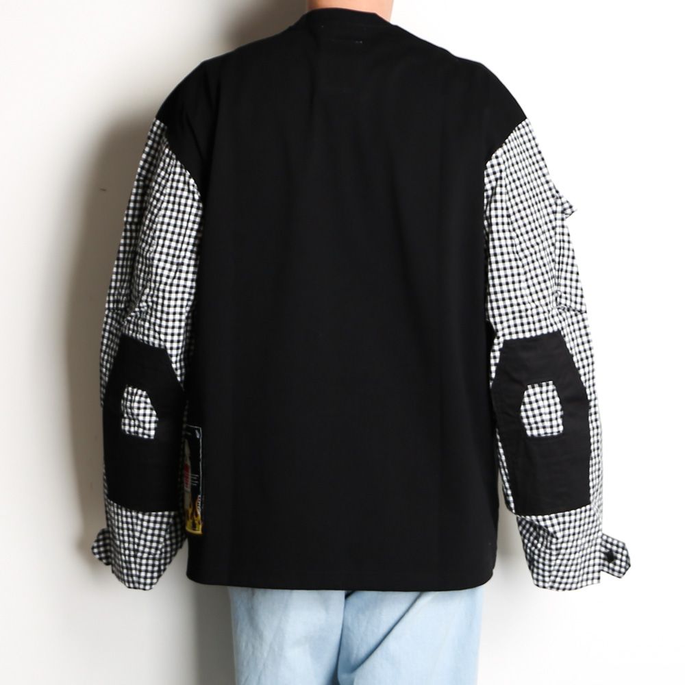 GINGHAM LONG TEE / GY-TO-4225