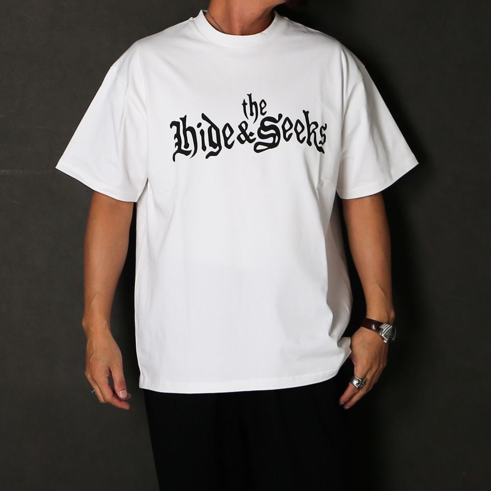 【ラスト1点-サイズM】 " HIDEANDSEEK × Toru Nishiura " / The H&S S/S Tee - WHT / Tシャツ / H30th-091626