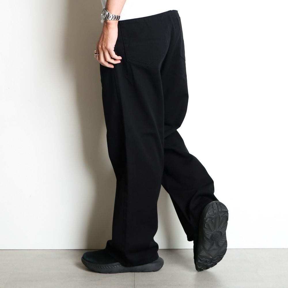Katsuragi wide jeans / ワイドデニム - コットンドリルツイル / SNJ-39A