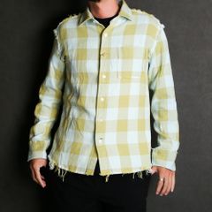 Buffalo PLAID FRINGE SHIRTS / フリンジ バッファローチェック シャツ / TSH-F2105