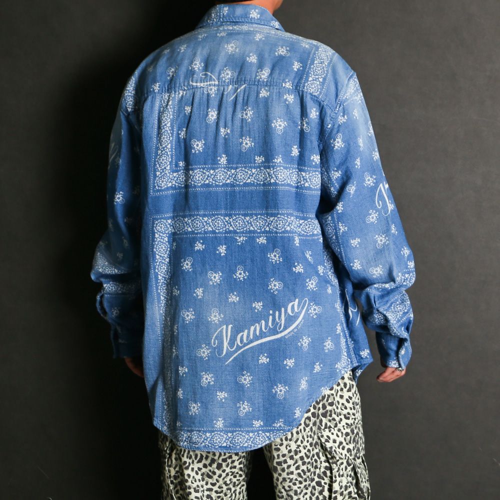 Bandana Discharge Shirt / バンダナ ディスチャージ シャツ / G16SH038