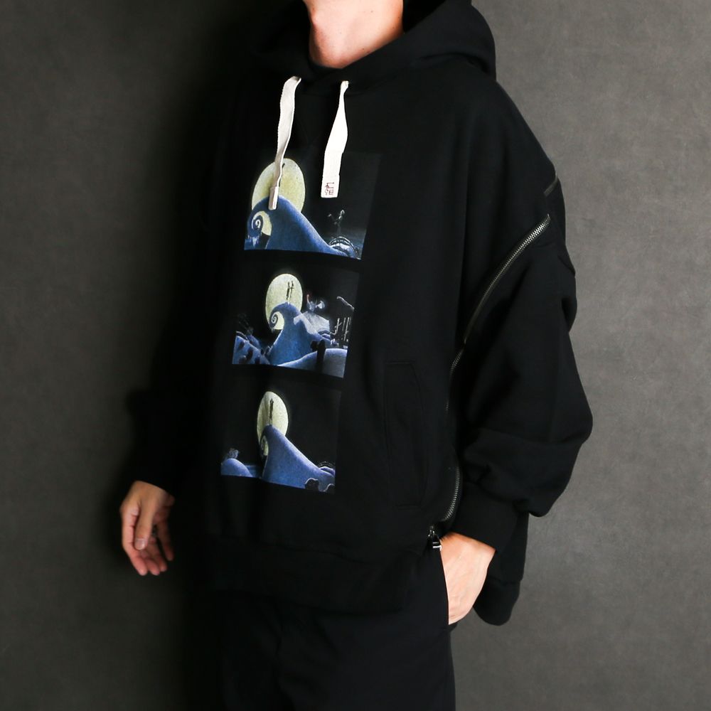 NIGHTMARE BEFORE CHRISTMAS ZIPPER HOODIE ROMANTIC / ジップパーカー / MIMI-SW-U08