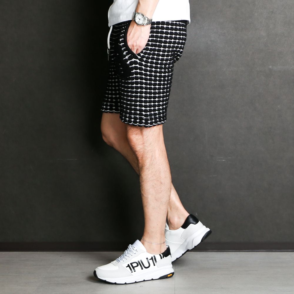 BIG WAFFLE "3" KNIT SHORTS / ビッグワッフル ハーフパンツ / USB-21029
