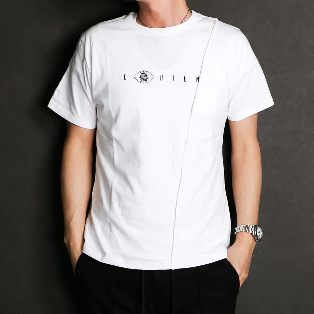 ×C DIEM SWITCHING POCKET T / ポケットTシャツ / UST-21005