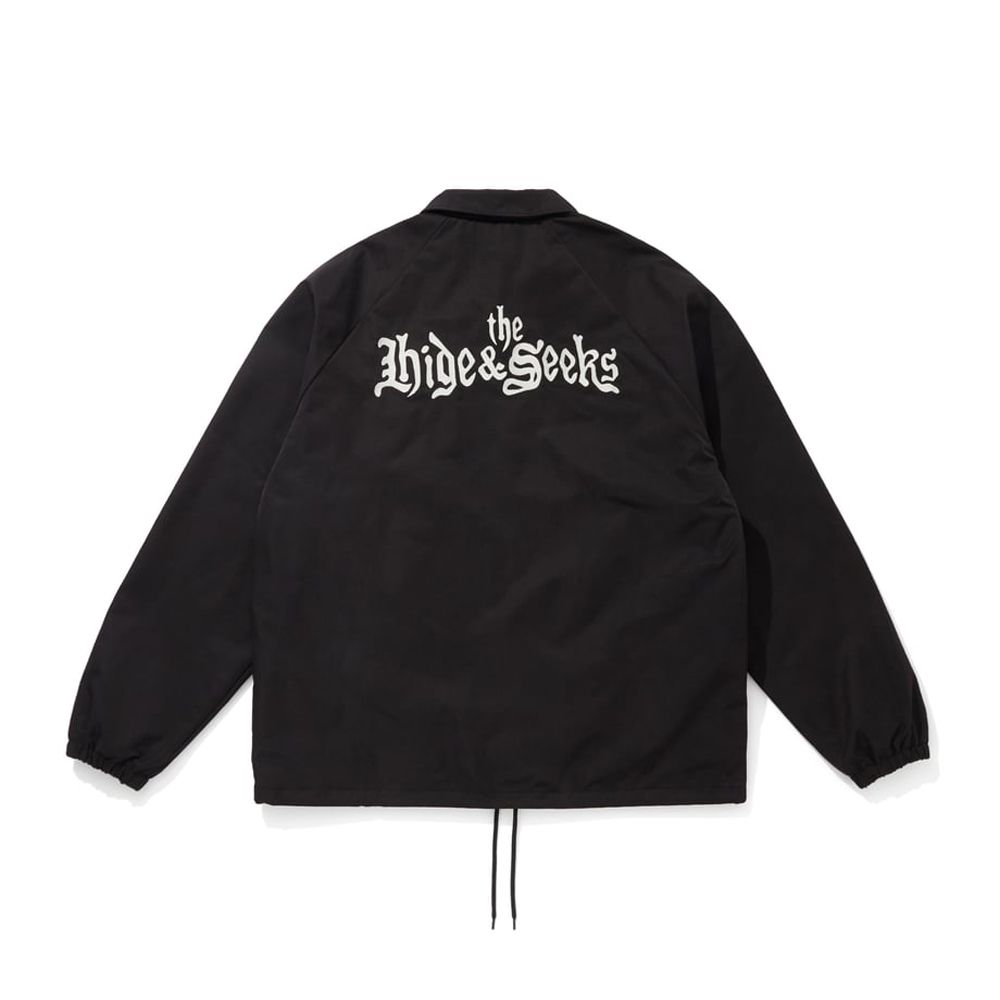" HIDEANDSEEK × Toru Nishiura " / The H&S Team Jacket - BLK / コーチジャケット / H30th-091326