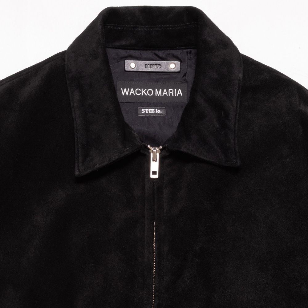 WACKOMARIA × STIE-lo × MINEDENIM / Suede Leather Jacket - BLK / MDSL-WM-BL01