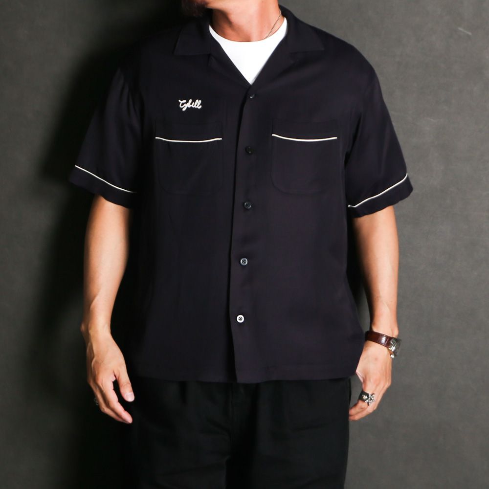 B.H.All Stars Rayon Bowling SH - BLK / 2604-5001