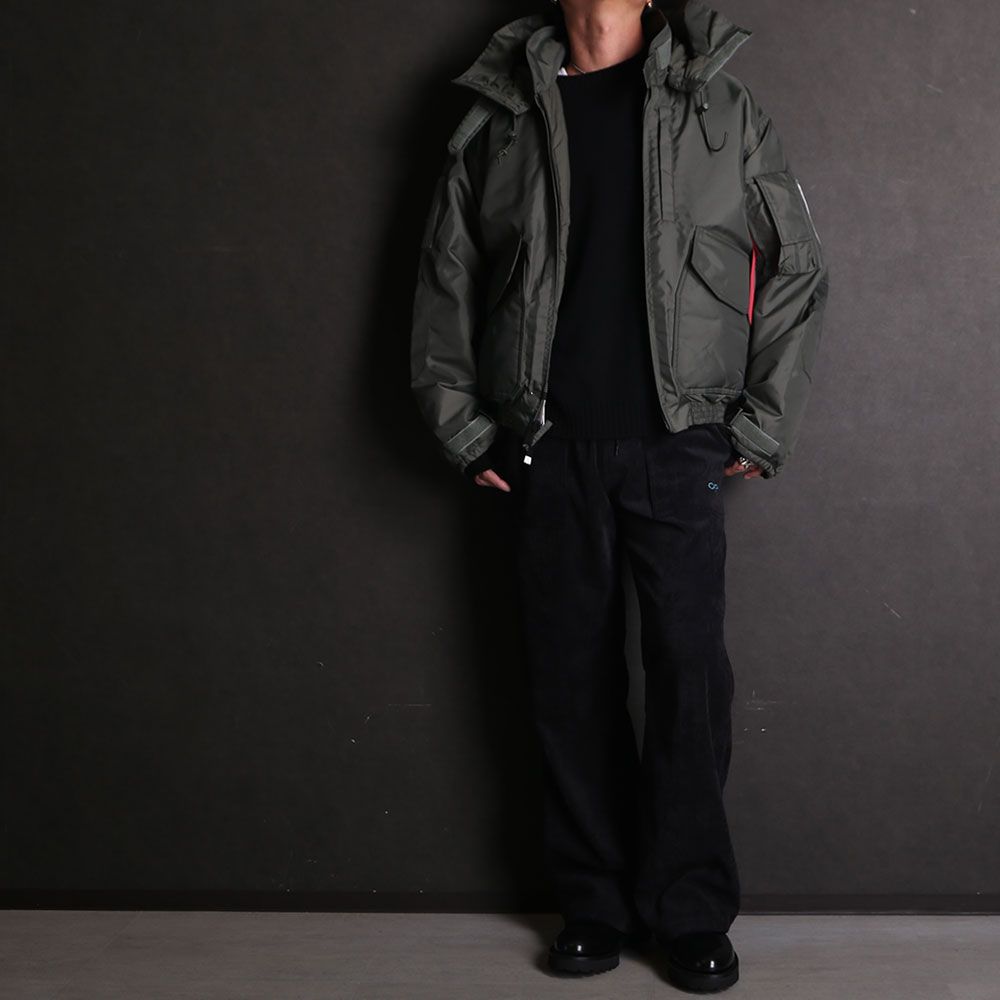 N.HOOLYWOOD - × ALPHA Industries / MILITARY BLOUSON - SAGE