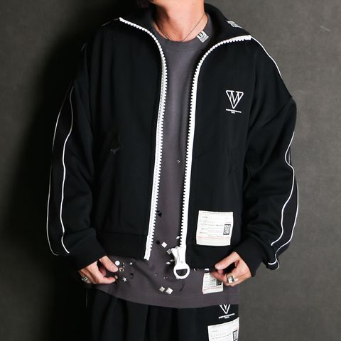 Amateur Sewn Track Jacket - BLACK / トラックジャケット / A16JK581