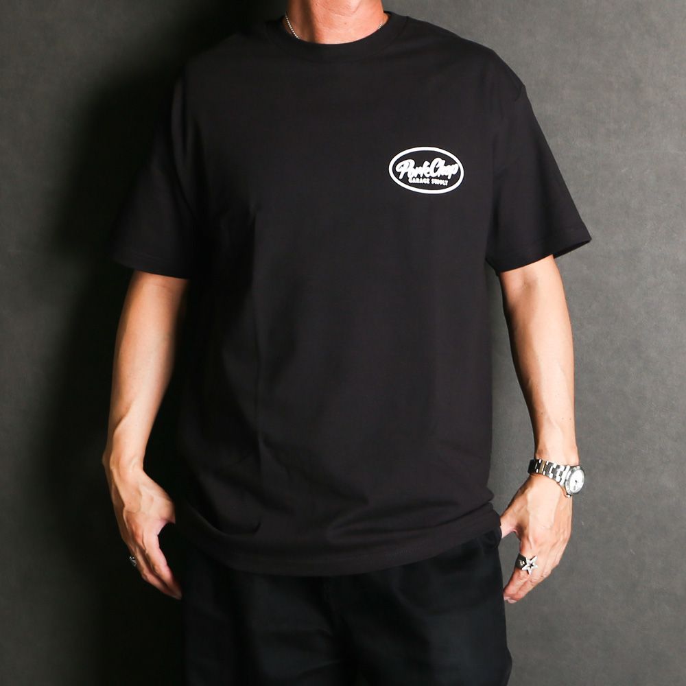 専用Porkchop P.C.G.S Tシャツ L ポークチョップ PORKCHOP - PCGS BLOCK TEE - BLACK / ショートスリーブTシャツ