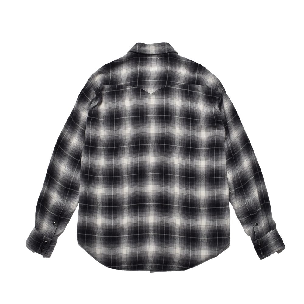 R.Flannel Ombre Western Shirt  - BLT / MDFBF10502