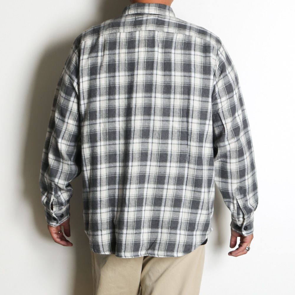 Flannel Shirt - Black / フランネルシャツ / GD0468