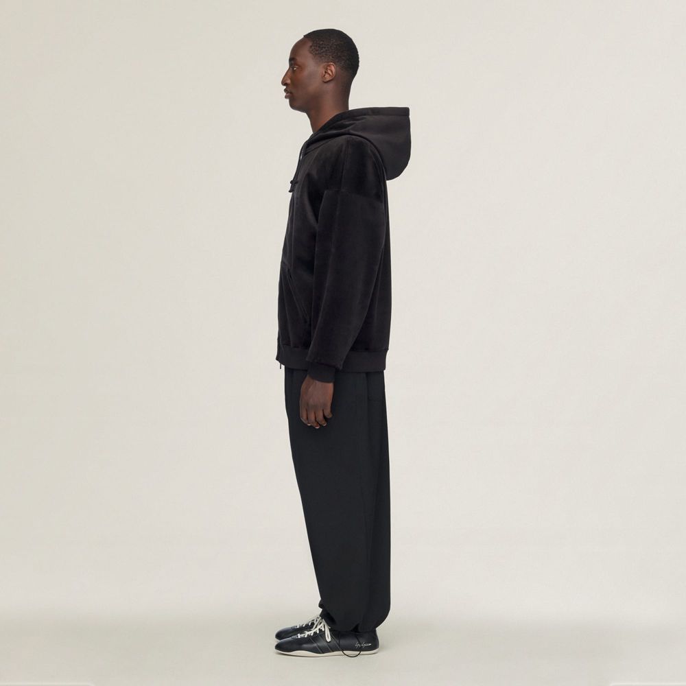 U VELVET ZIP HOODIE / ジップアップ パーカー / IA4371
