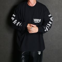 SC LOGO L/S TEE - BLACK / ロングスリーブTシャツ