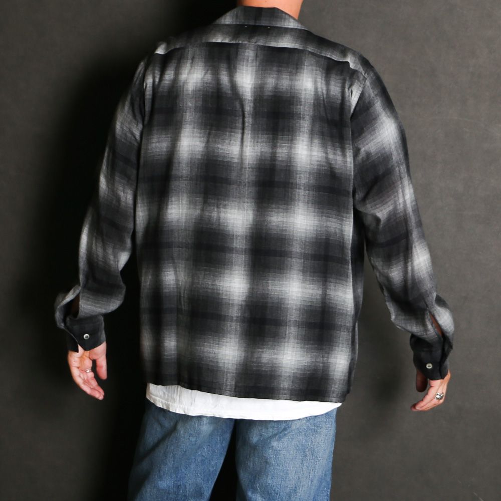 T.Rayon Ombre Open Collar Shirt  - BLT / MDFBF09501