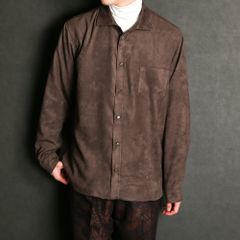 ECO SUEDE SH / エコスエード プレーンシャツ / 379207