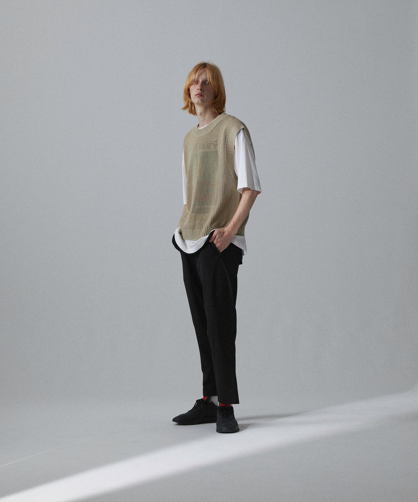 Iroquois - MESH MOLDED KNIT VS / メッシュ ニットベスト / 277109