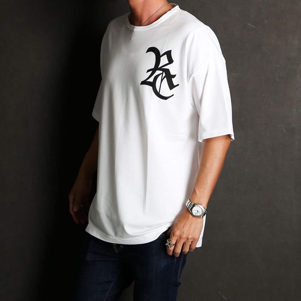 RC ROGO MESHLOOSE TEE / ドロップショルダー メッシュTシャツ / RC28-T-004