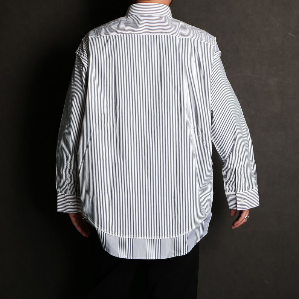 N.hoolywood シャツ　unitedtokyo シャツ　再構築　シャツ 別注 MULTI PATERN S/S SHIRT(36 GREY): N.HOOLYWOOD: MENS｜THE