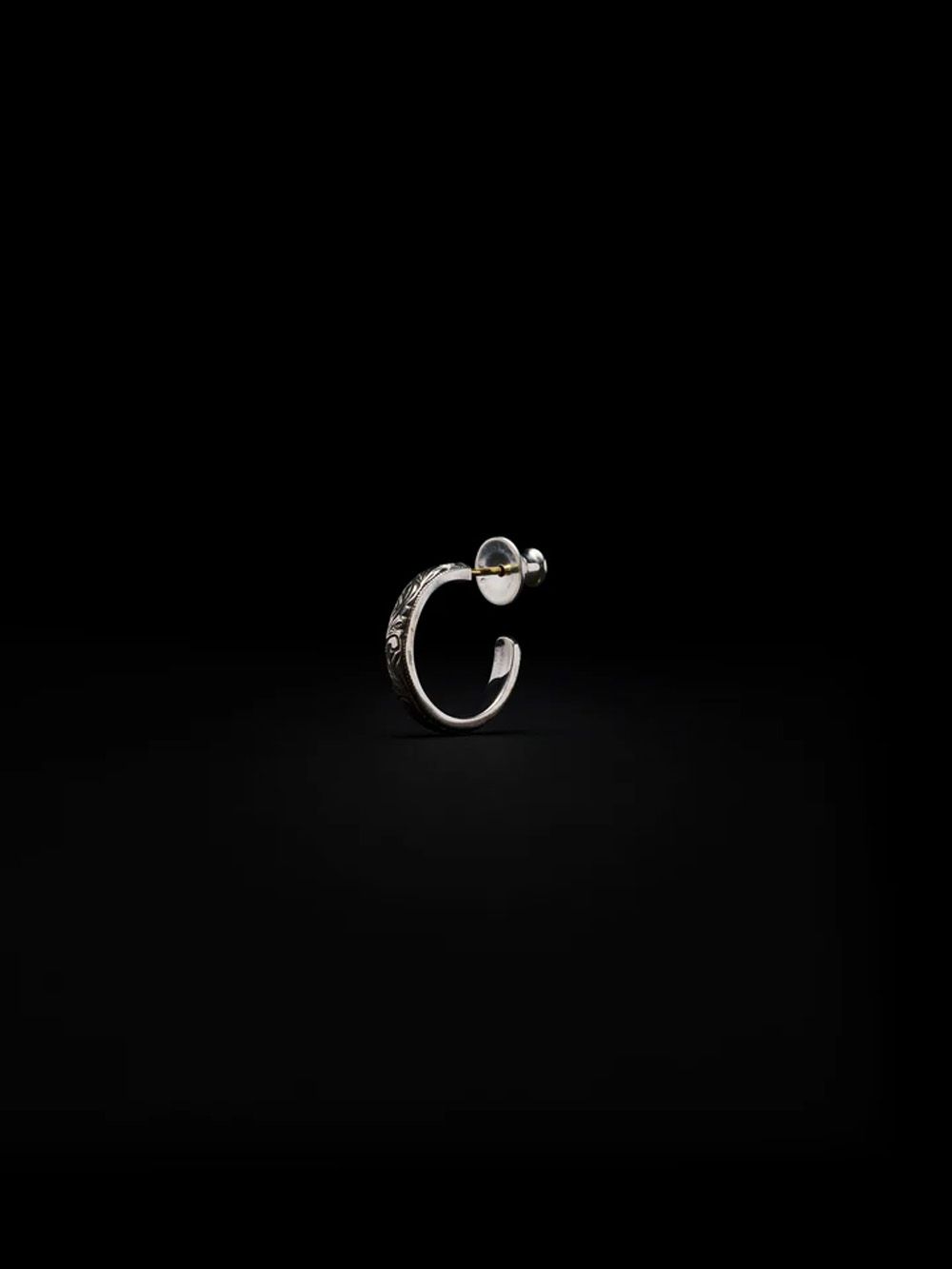 Engraved Hoop Small Earring / ピアス / RX-808-1