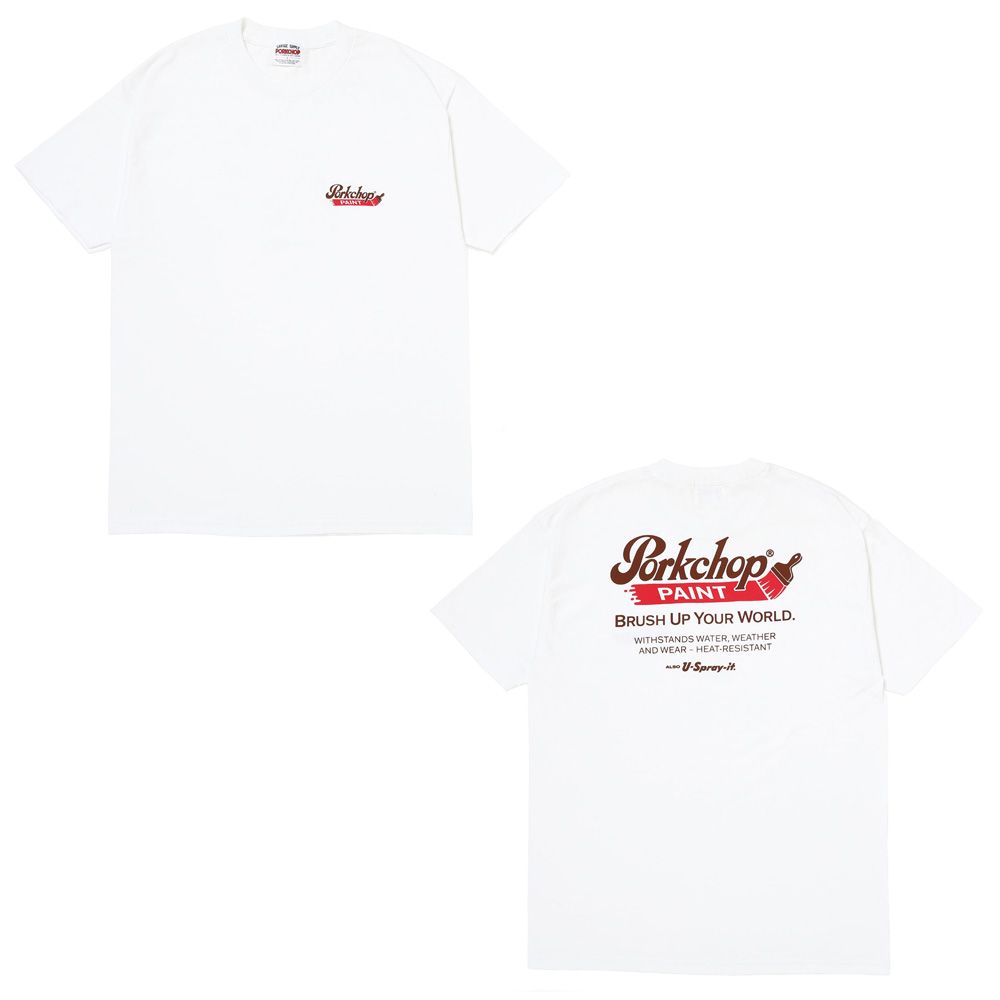 PCP LOGO TEE - WHITE / ショートスリーブTシャツ
