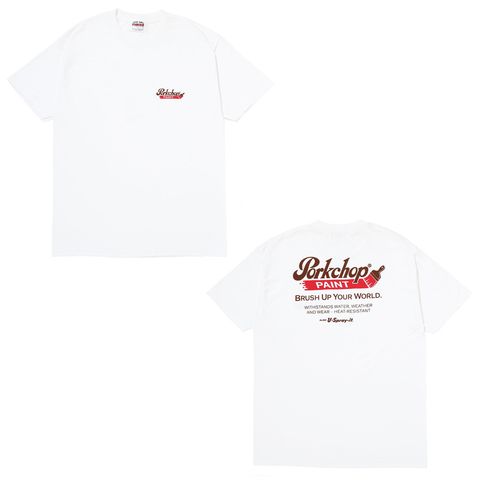 PCP LOGO TEE - WHITE / ショートスリーブTシャツ