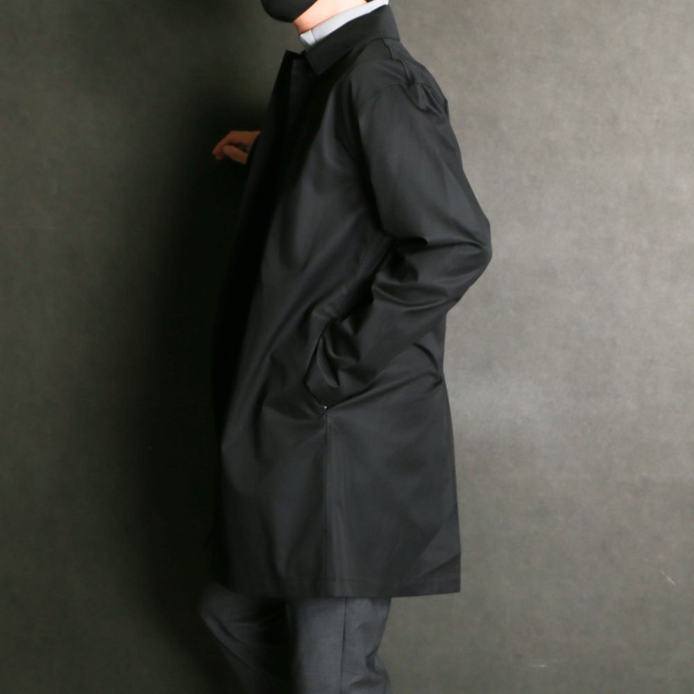SV06 SOUTIEN COLLAR SHIRTS / サテンカラー ロングシャツ / 1062120006